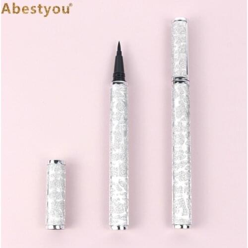 Abestyou Magic Self-adhesive Eyeliner Pen Glue-free Magnetic-free for False Eyelashes Waterproof No Blooming Eye Liner Penci
