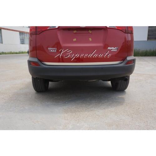 High quality Stainless Steel Rear Trunk Lid Cover For Toyota Rav4 2013-2014
