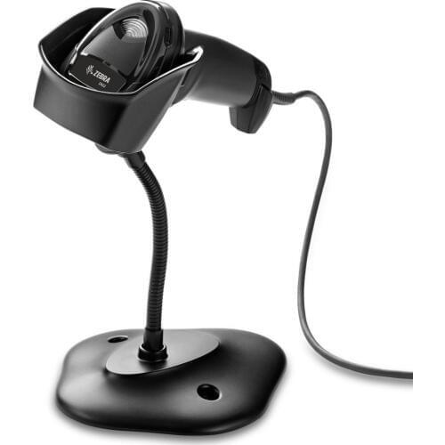 Zebra DS2208, USB-kit, SR,DS2208-SR (Kit with Scanner, USB Cable and Stand)