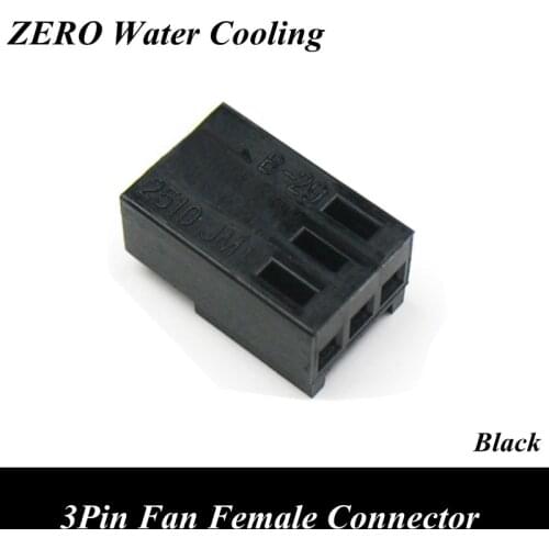 100pcs/lot 2510 3Pin Fan Female Connector