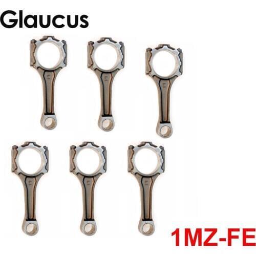 6pcs 1MZ 1MZFE engine connecting rod for Lexus ES 300 RX 300 ES300 RX300 toyota Camry AVALON 3.0L 2995cc 1994-2005