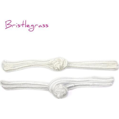 BRISTLEGRASS 5 Pair Handmade Chinese Knot Button Frog Closure Ribbon Fastener Cheongsam Costume Dress Tang Suit DIY Sewing Craft