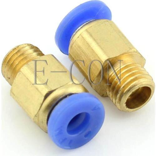 5pcs Air Pneumatic Quick Release Connector M8*1.0 Threaded metric 4mm Tube