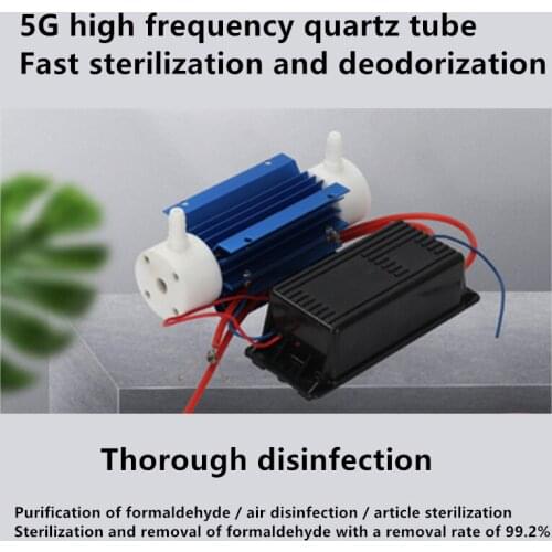 5G/H 5grams Quartz tube ozone generator Kit for home air condition air purify 5g ozone generator air purifier
