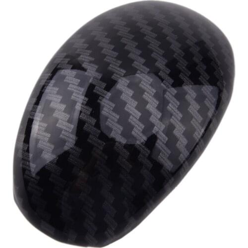 ABS Carbon Fiber Style Car Interior Gear Shift Lever Knob Cover Trim Fit for Hyundai Elantra 2011 2012 2013 2014 2015 2016