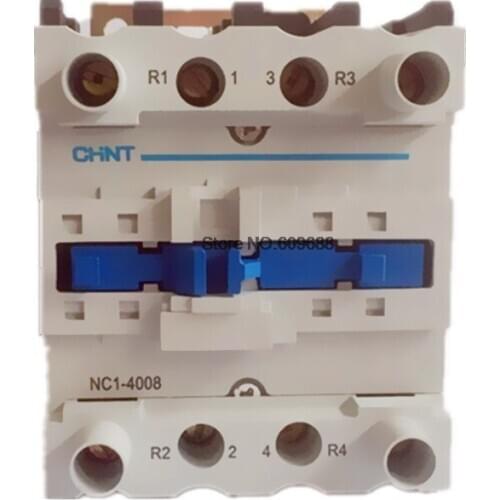 CHINT NC1-6508 2NO 2NC NC1-6504 4NO 65A 220V Rail Mount Contactor Industrial Electric Contactor