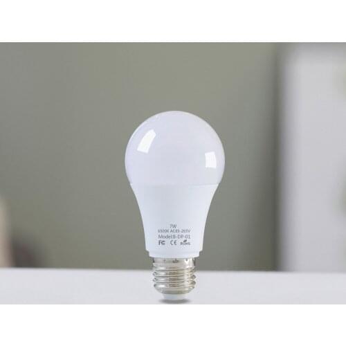 E27 7W 5pcs LED Light Bulb with Motion Sensor Drop shipping