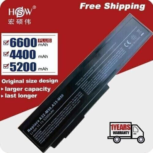 Laptop Battery For Asus N61w N43 A32-N61 A32-M50 N53S N53J N53JQ N61V A32-H36 X55 N53DA