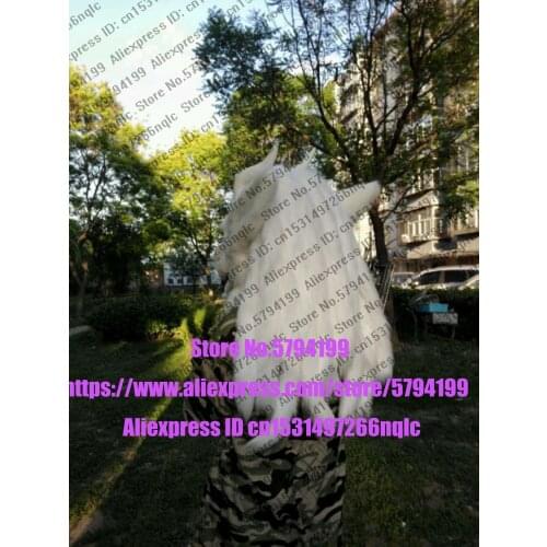 Customized Available REAL PHOTO dx0063 head CAT full sets husky dog Suit fursuit Costume fox Party Carnival Gift