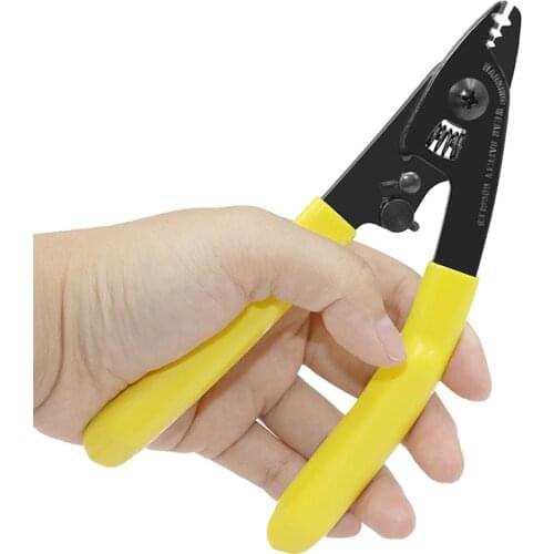 Fiber Stripping Tool Pliers Fiber Optic Stripping Wire Stripper Fiber Optic Cable Stripper Three-port Fiber Optical Stripper