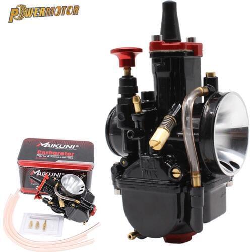 Motorcycle Carburetor21 24 26 28 30 32 34mm Motorcycle Engine Part Carburetor Mikuni PWK Carburetor With Power Jet Dirt Bike ATV