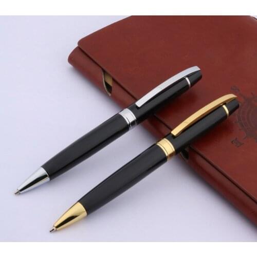 Classic METAL GIFT PEN wave golden silver Ballpoint Pen