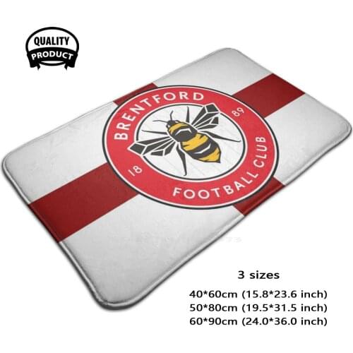 Brent F C Door Mat Foot Pad Home Rug Brent F C Football England