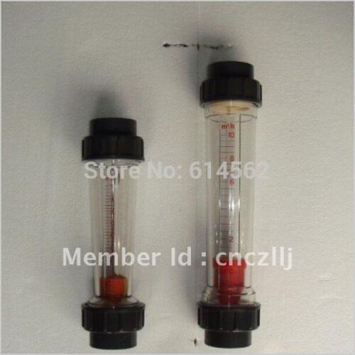 LZB-15S Plastic Flowmeter (1/2 'thread or socket-end ) Long Tube