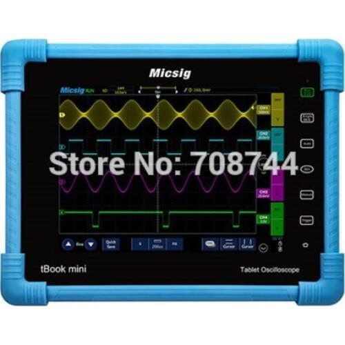 Micsig Digital Tablet Oscilloscope 100MHz 2CH 4CH Handheld Oscilloscope Automotive Scopemeter Oscilloscope TO1102 Optional 1