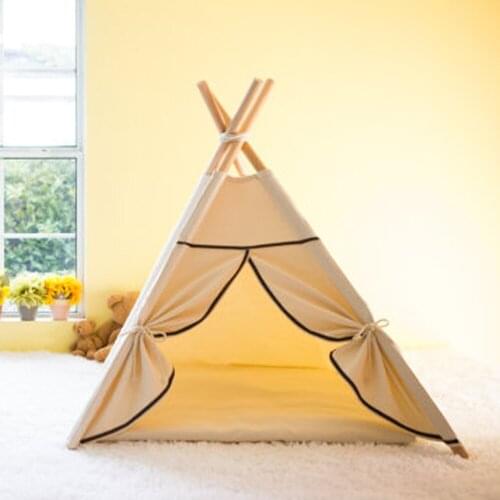 New Dog Bed Dog House Pet play House play teepee tent lovely warm dog/cat play bed with mat together