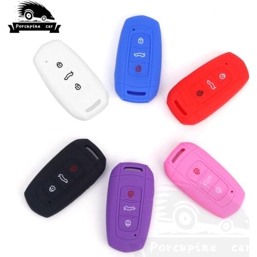Silicone Car remote key case for Geely Atlas Boyue NL3 EX7 Emgrand X7 EmgrarandX7 SUV GT GC9 borui