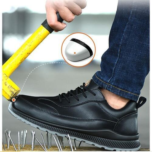 Waterproof Non-slip Work Safety Shoes Men Insulation Power Engineering Plastic Baotou Protection Boots Tactics Trekking Sneakers