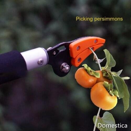 0.6M Fruit Picker Long Shear Extra Long Reach Pruner Cut And Hold Bypass Pruner Max Cutting Tree Cutter For Garden Tools