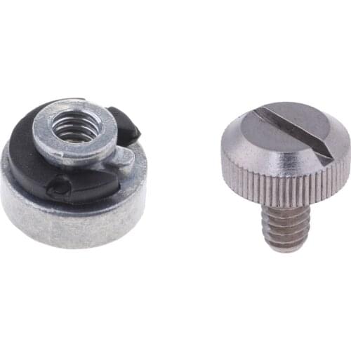 1 Set Motorcycle Rear Fender Seat Nut For Sportster Street Bob Softail 1996-2017 Mount Nut Bolt Easy Grip Quick Release 17x12mm