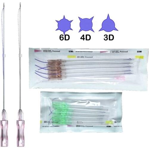 Korea Pdo Thread Lift Face-lift Cog Pcl Plla Skin Lifting 3D 4D 6D Nose Wire Filos Hilos Strong V-line 10 pcs per pack