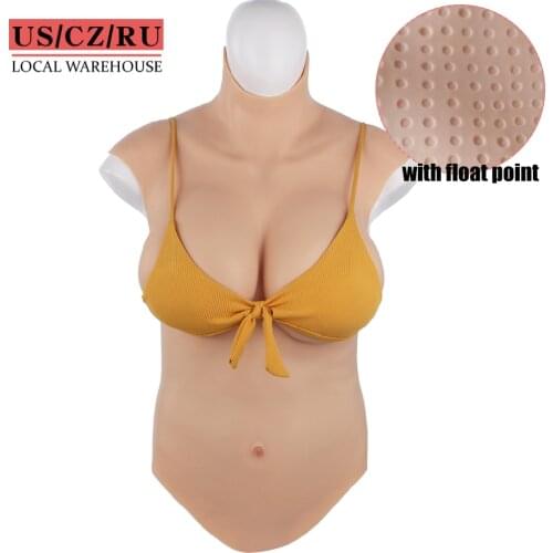 195cm Height 140kg Weight Wearable 81cm Waist Circumference Huge Breast Forms Imported Liquid Silicone Fake Boobs Crossdresser