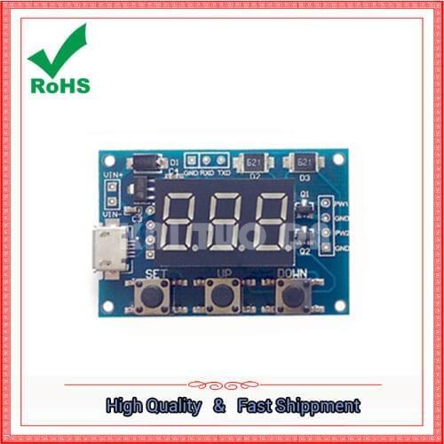 2-way/channel PWM pulse frequency duty cycle adjustable module square wave rectangular wave signal generator stepper motor drive