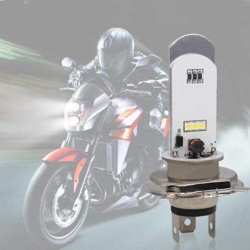 60% Dropshipping!!H4 LED Headlight Super Bright Waterproof Aluminium Spotlight Front Headlamp Bulb for Motorcycles