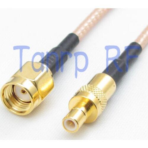 6in SMB male plug to RP SMA male ( female pin ) RF adapter connector 15CM Pigtail coaxial jumper cable RG316 extension cord