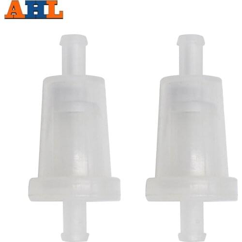 AHL 2/5 pcs Motorcycle Petrol Gas Fuel Gasoline Oil Filter for Moped Scooter 9mm Petrol Pipe Dirt Bike ATV Go Kart Fuel Filter