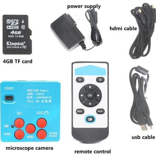 2019 30MP 2K 1080P HDMI Digital USB Video Microscope Camera for Phone CPU PCB Soldering Repair