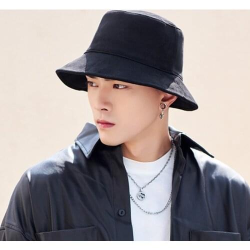 Large Size Double Sided 2021 Autumn Winter Warm Bucket Hat for Men Outdoor Fashion Suede Thick Fisherman Hat Male Panama Cap
