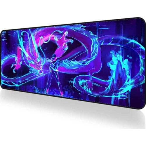 League of Legends kda mousepad gamer girl Anime mouse pad redragon rubber mat dragon age Office carpet mousepad cute deskmat