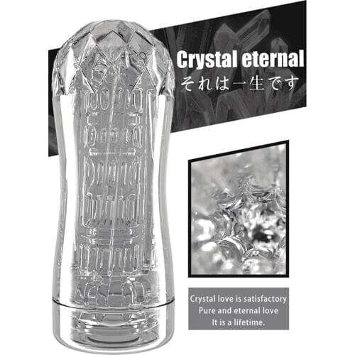 Pocket Pussy Vacuum Sex Cup Soft Transparent Sex Products Clear Silicone Realistic Vagina For Male Masturbator sex Toys for Men