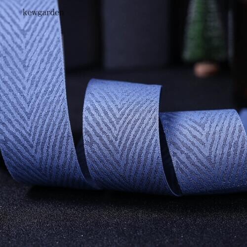 Kewgarden Bark Pattern Ribbons 1.5" 1" 4cm 25mm DIY Hair Bow tie Accessories Satin Ribbon Handmade Tape Packing Webbing 20 Yard