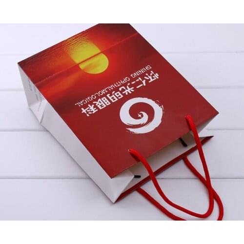 China factory Simple Design Custom Logo Printed Paper Shopping Gift Bag,Paper Handle Recyclable Shop Bags --XP2142