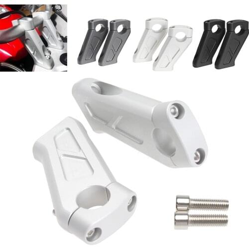Handlebar Riser Bar Mount Handle Clamp For BMW R1200GS Adventure 2008 2009 2010 2011 2012 2013 Motorcycle