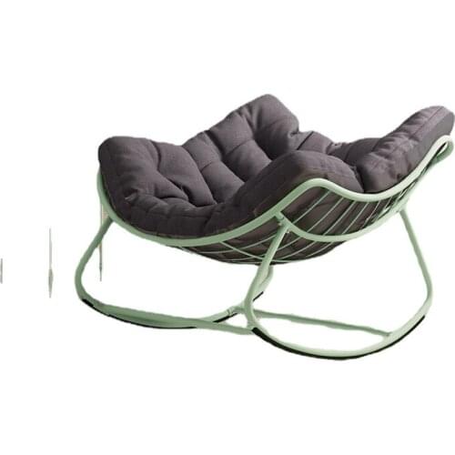 Rocking Chair Recliner Adult Home Nordic Lazy Single Living Room Balcony Leisure Couch Light Luxury Rocking Chair