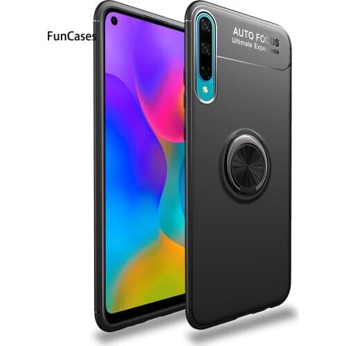 Metal Ring Bracket Rhinestone Cases For Huawei Honor 20 Pro Cover Huawei Honor 20 Lite X10 10 20E 10X 20i 20S Max 10i Soft TPU