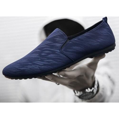 Zapatos Hombre Chaussures Plates Shoes Men 2021 Fashion Slip-On Flat Loafers Spring Autumn Men Casual Shoes Mixed Colors Flats