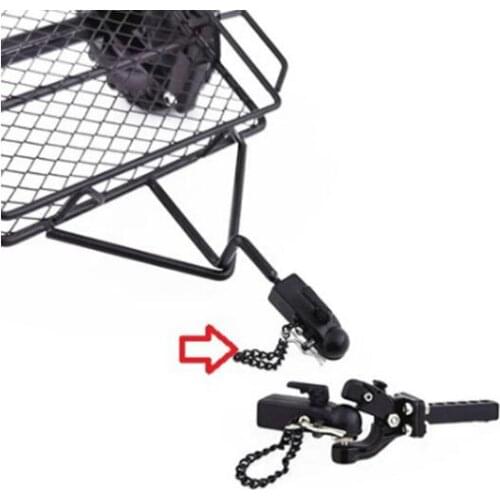 Remote control RC Car Accessories Aluminium Metal Hook Drop Hitchs Receiver for SCX10 90046 TRX4 1/10 RC Crawler Car