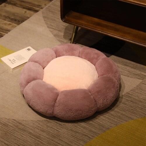 Flower Plush Floor Pillow Tatami Futon Sofa Chair Seat Cushions Living Room Home Decoration Stuffed Pet Sleeping Mat 40cm/50cm