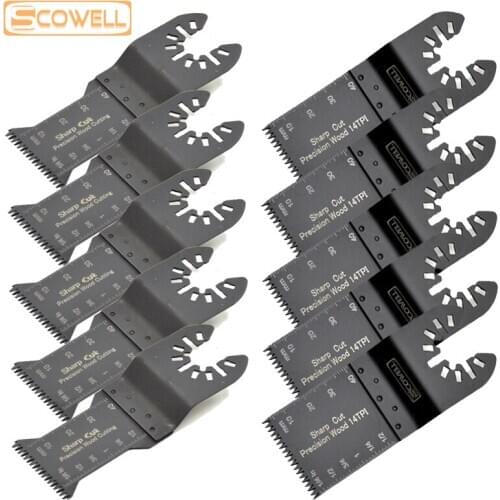 50% OFF Japanese Teeth Oscillating Multi Tool Saw Blades SK5 Steel Precision Wood Cutting Blades For multimaster power tools
