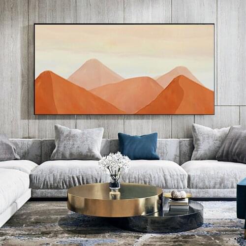 Hand painted Modern Classic Landscape Art Poster and canvas wall art frame picture living room decoration