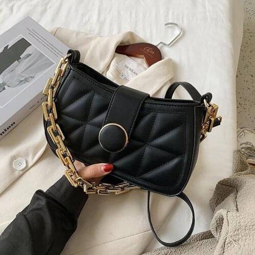 Chain PU leather one shoulder handbag ladies 2020 mini messenger bag women handbag and wallet autumn messenger bag