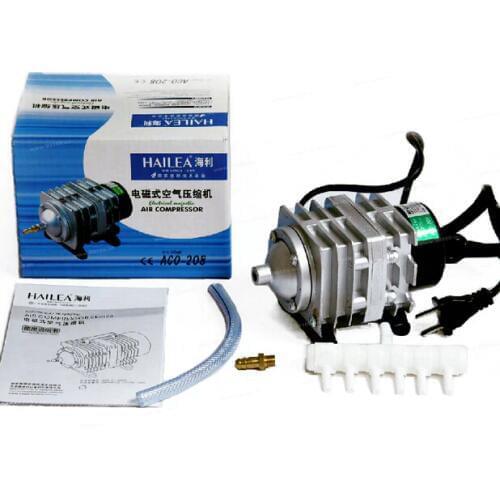 220V or 110V Hailea ACO-208 308 318 Electromagnetic air compressor portable koi fish tank bubble Aquarium air pump pond aerator