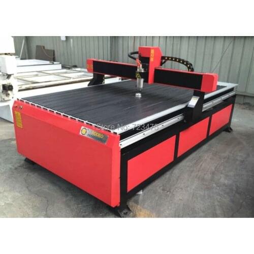 High speed 1224 4 axis advertising cnc router/ CNC router 1224 with3 kw spindle for Linear Guide Rail/MDF panel cutting machine