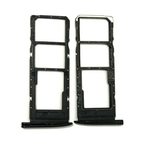 10pcs For Motorola Moto G7 Plus Sim Card Tray SD Card Reader Socket Slot Holder Dual Sim Replacement Part