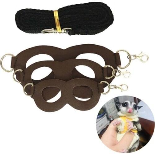 3PCS/Set New Small Pet Traction Rope Set Lizard Hamster Chest Strap Windproof Anti-lost Home Safe Walking Traction Leash