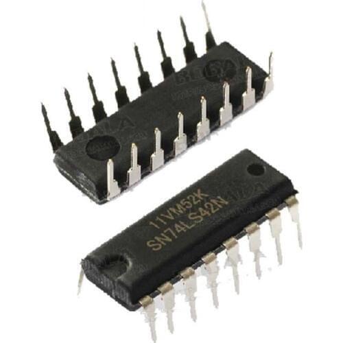5 PCS SN74LS42N 74LS42 IC 4-LINE BCD/DEC DECOD 16-DIP NEW